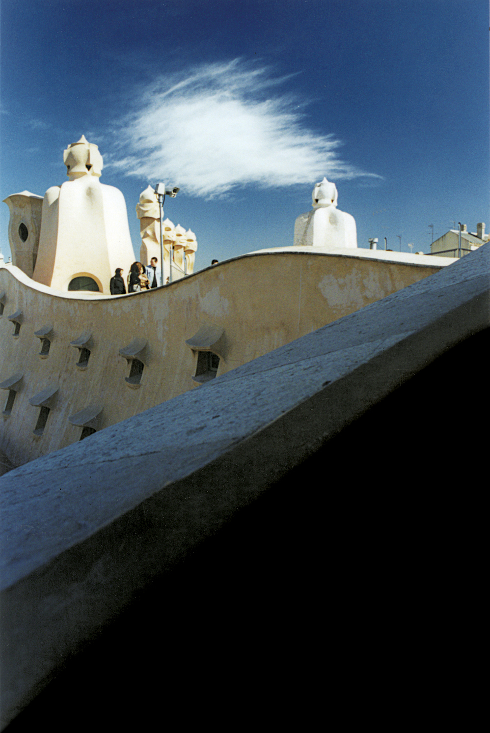 Gaudi's rooftop